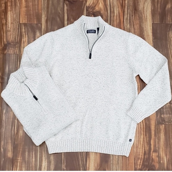 ππ€New Chaps by Ralph Lauren 1/4 zip sweater - Picture 2 of 9